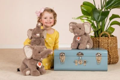 Teddy-Hermann Elefant Sitzend, 35 Cm 5 Teddy-Hermann Elefant Sitzend, 35 Cm – Bild 3