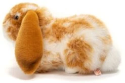 Teddy-Hermann Hase Liegend Hellbraun/weiß Gescheckte, 30 Cm -Teddy Hermann 15910404 04