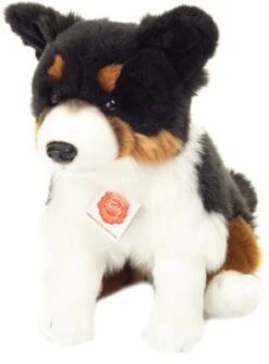 Teddy Hermann 14 Teddy-Hermann Border Collie Tricolor Sitzend 30 Cm