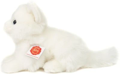 Teddy-Hermann Katze Britisch Kurzhaar Weiß 20 Cm 4 Teddy-Hermann Katze Britisch Kurzhaar Weiß 20 Cm – Bild 2