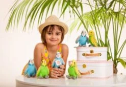 Teddy-Hermann Wellensittich Grün 13 Cm -Teddy Hermann 8960522 04