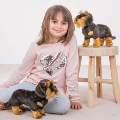 Teddy-Hermann Rauhaardackel Stehend 28 Cm 4 Teddy-Hermann Rauhaardackel Stehend 28 Cm – Bild 2