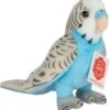 Teddy-Hermann Wellensittich Blau 13 Cm