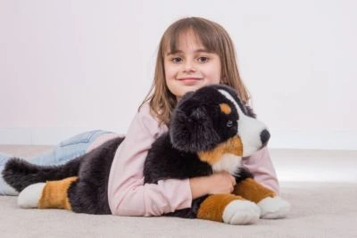 Teddy-Hermann Berner Sennenhund Liegend 60 Cm 4 Teddy-Hermann Berner Sennenhund Liegend 60 Cm – Bild 2