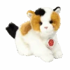 Teddy Hermann 90698 Glückskatze Weiß Rot Schwarz Ca. 24cm Plüsch Kuscheltier