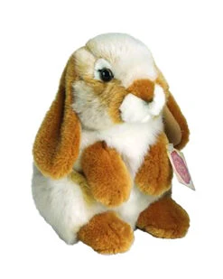 Teddy Hermann 93760 Hase Sitzend Hockend Ca. 19cm Hellbraun Plüsch