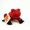 Teddy Hermann 92030 Frosch Rot Plüsch Kuscheltier Ca 13cm -Teddy Hermann P1280238 1