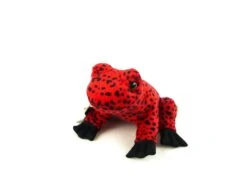 Teddy Hermann 92030 Frosch Rot Plüsch Kuscheltier Ca 13cm -Teddy Hermann P1280240