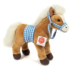 HERMANN TEDDY 902614 Pferd Stehend Mit Sattel 23 Cm