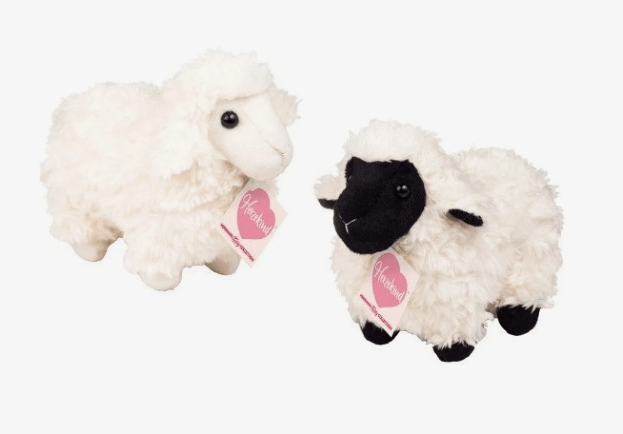Hermann Teddy 93438 Schäfchen Kurt & Elfriede 12 Cm - Sortiert 3 Hermann Teddy 93438 Schäfchen Kurt & Elfriede 12 Cm - Sortiert