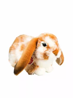 HERMANN TEDDY, Plüschtier - Hase Liegend Hellbraun/weiss 30cm
