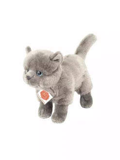 HERMANN TEDDY, Plüschtier - Karthäuserkatze Stehend 20cm