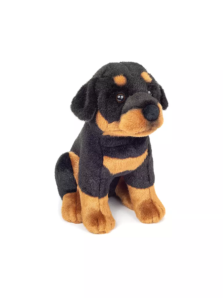 HERMANN TEDDY, Plüschtier - Rottweiler Sitzend 30cm 3 HERMANN TEDDY, Plüschtier - Rottweiler Sitzend 30cm