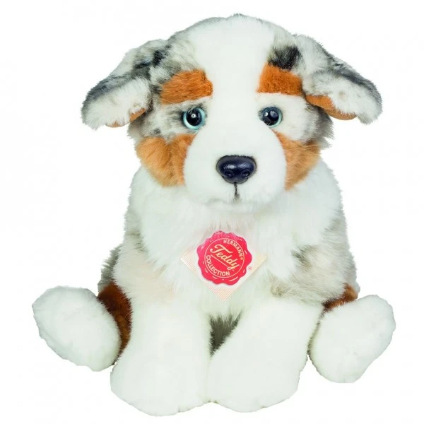 Teddy Hermann 91935 Australian Shepherd Welpe Sitzend 22cm Plüsch Kuscheltier 3 Teddy Hermann 91935 Australian Shepherd Welpe Sitzend 22cm Plüsch Kuscheltier
