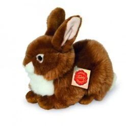 Teddy Hermann 93783 Hase Sitzend Braun 25cm Plüsch Kuscheltier Bauernhof
