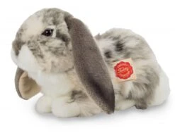 Teddy Hermann 93797 Widderkaninchen Liegend Grau-weiß 30cm Plüsch Kuscheltier