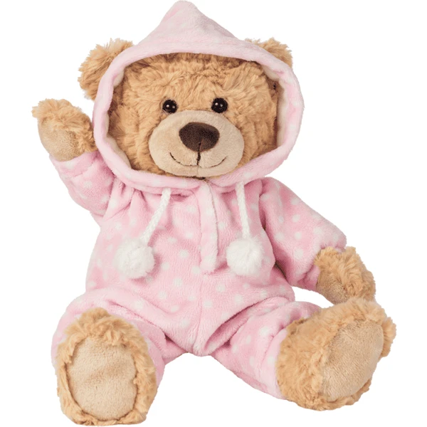Teddy HERMANN® Schlafanzugbär Rosa 30 Cm 3 Teddy HERMANN® Schlafanzugbär Rosa 30 Cm